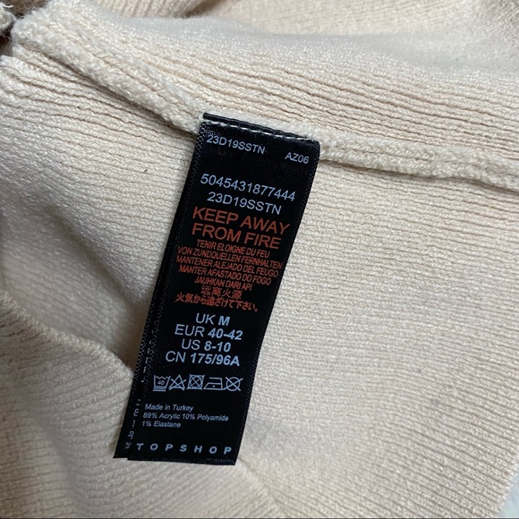 TOPSHOP Sweater Tube Top - Picture 3 of 7